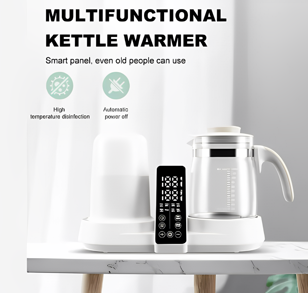 2-in-1 Smart Kettle with Bottle Warmer / Breastmilk Warmer